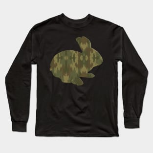 Cute Camouflage Bunny Rabbit Long Sleeve T-Shirt